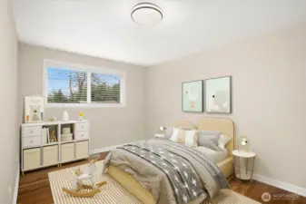 2nd bedroom, top floor