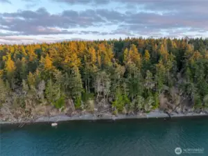 Looking south from Lopez Sound
