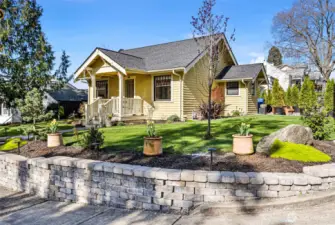 Timeless 1932 Bungalow in the historic town of Steilacoom has been meticulously restored and updated with modern amenties, blending old-world charm with fully dialed-in systems.