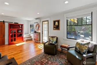 This home has all new Andersen windows, except for the 2 front windows on either side of the front door.  Those have been historically preserved.