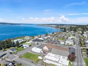 Steilacoom was the first incorporated town in the State of Washington (1854) and is located directly on the Puget Sound between the Tacoma Narrows (bridges in the distance) and Nisqually. The sunsets it enjoys are amazing.