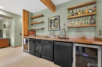 Incredible, Lower Level Wine and Beverage Bar