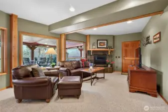 Lovely Lower Lever Family Room