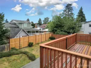 Great deck of main floor for those sunsets!