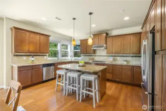 Kitchen has new  dishwasher and rotating corner cabinets