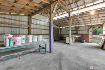 Barn inside