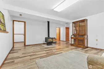 There is plenty of room to make this a game room!