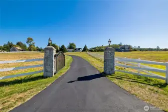 Entrance from Road