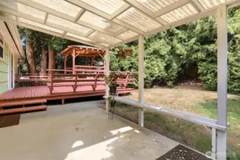 Covered patio