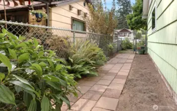 Side yard has been a wonderful garden space over the years with Southern Exposure
