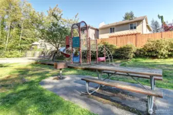 Neighborhood playground and sports court