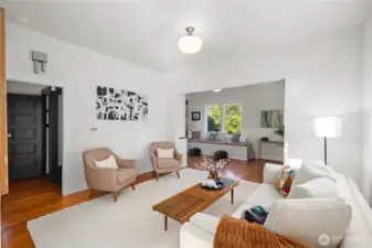 Nice, open & welcoming living room