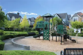 One of many private community parks