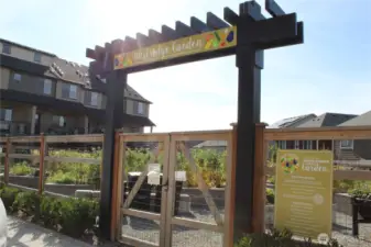 Nearby private garden plots exclusively for the community