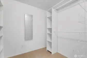 WOW a huge walk-in Primary Closet
