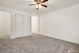 Large primary bedroom upstairs