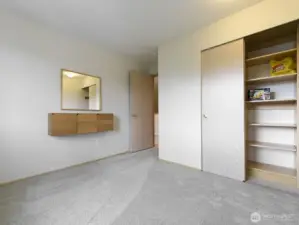 Bedroom #2.  Built in will stay.