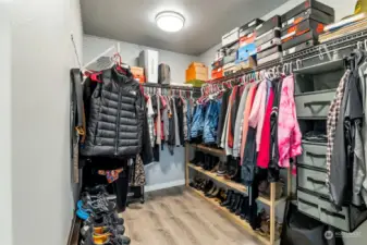Oversized Walk-In Closet