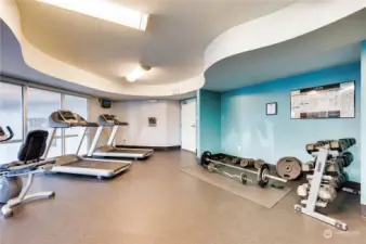 Another photo of the exercise room.