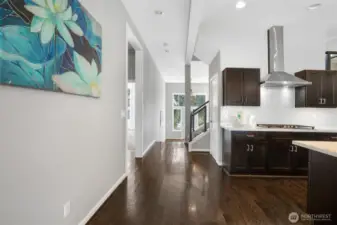 You will love the angles and high ceilings!