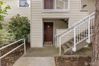 Private Main Floor Entrance