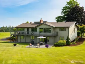 Relax and enjoy the expansive deck and patio