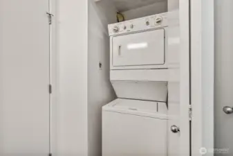 In-Unit Laundry - Washer & Dryer in Bathroom