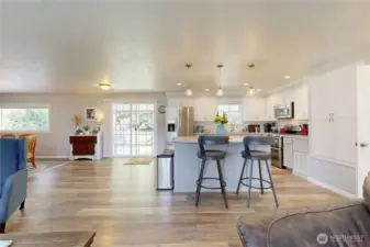 Slider from Kitchen to back yard