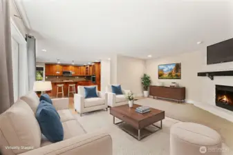 Living Room - Virtually Staged