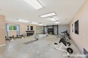 Virtual staged gym