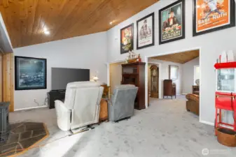 Another view of the family/TV area