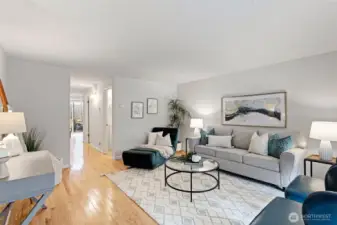 Spacious living area