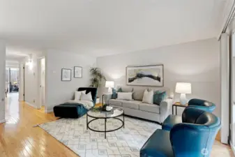 Solid hardwood floors