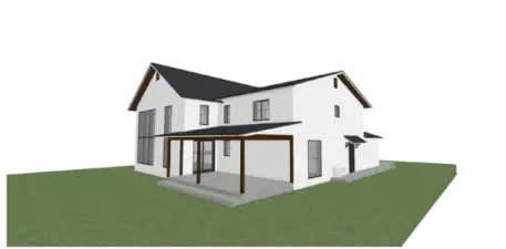 Rendering of home in permit process. Build this or your vision!