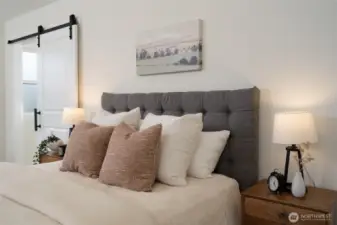 Primary Bedroom - Pics are of a different 2389 Kyler plan home. Features and colors may differ.