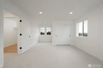 Upstairs Bonus Room - Pics are of a different 2389 Kyler plan home. Features and colors may differ.