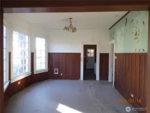 Dining Room with original woodwork