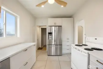 Stainless steel refridgerator stays.