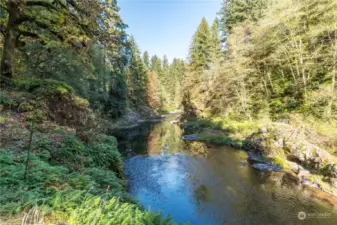 looking toward Gobar Creek