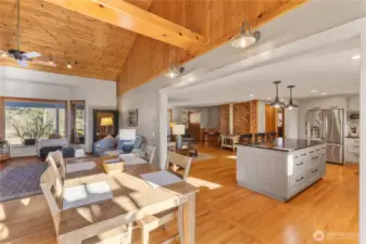Open concept, perfect for entertaining