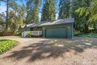 Large 2 car garage