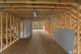 Loft in the shop for additional storage