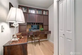 Den with custom built-ins