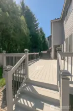 Nice newer deck in the back. Perfect for BBQ'ng