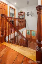Welcome to the upper level with four bedrooms; generous primary en-suite bedroom, two bedrooms with closets and one without closet. Plus one more 3/4 bath.