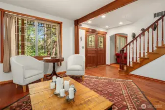 It's a comfortable, relaxing space to enjoy quiet evenings or entertain guests.