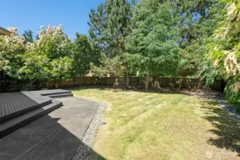 Backyard with Park-Like Setting