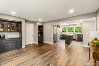 Another view of family room on main floor.