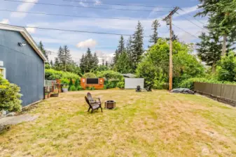 HUGE yard