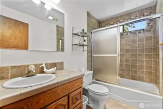 Upstairs bathroom.